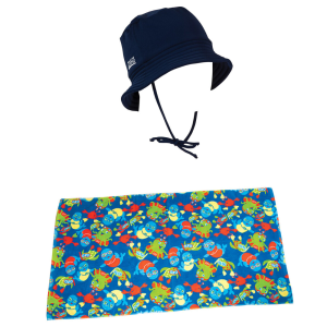 Zoggs Sun Protection Bucket Hat & Zoggy Swim Towel Bundle