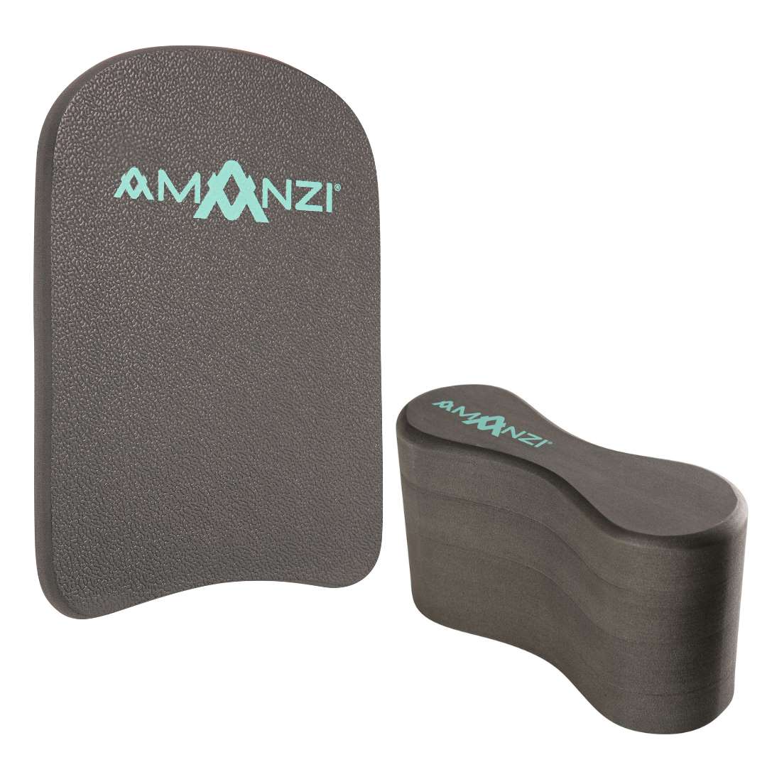 Amanzi Swim Equipment Jet Kickboard & Jet Pull Buoy Bundle.